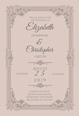 Vintage Frame - Wedding Invitation